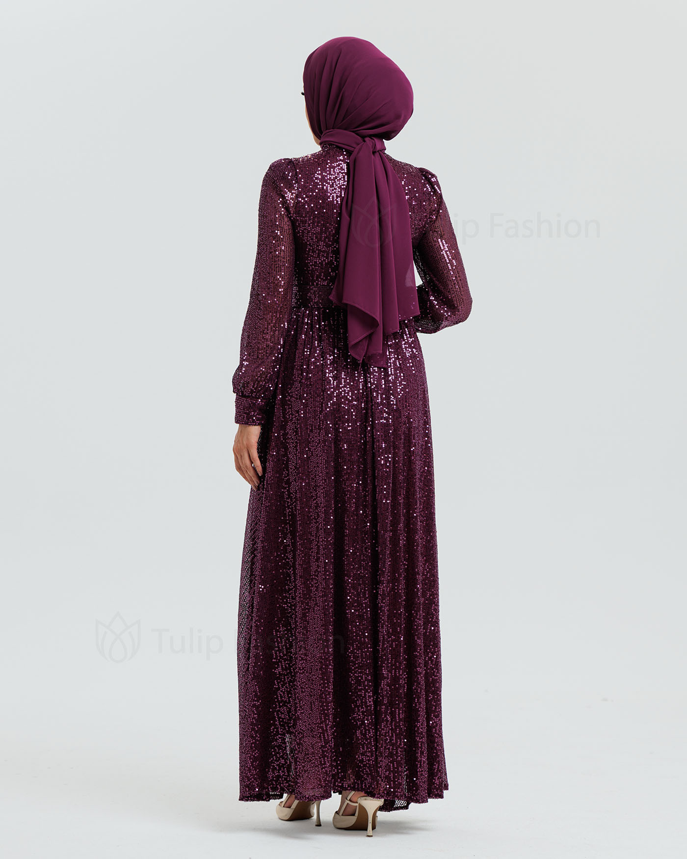 Party dress - Purple - 10