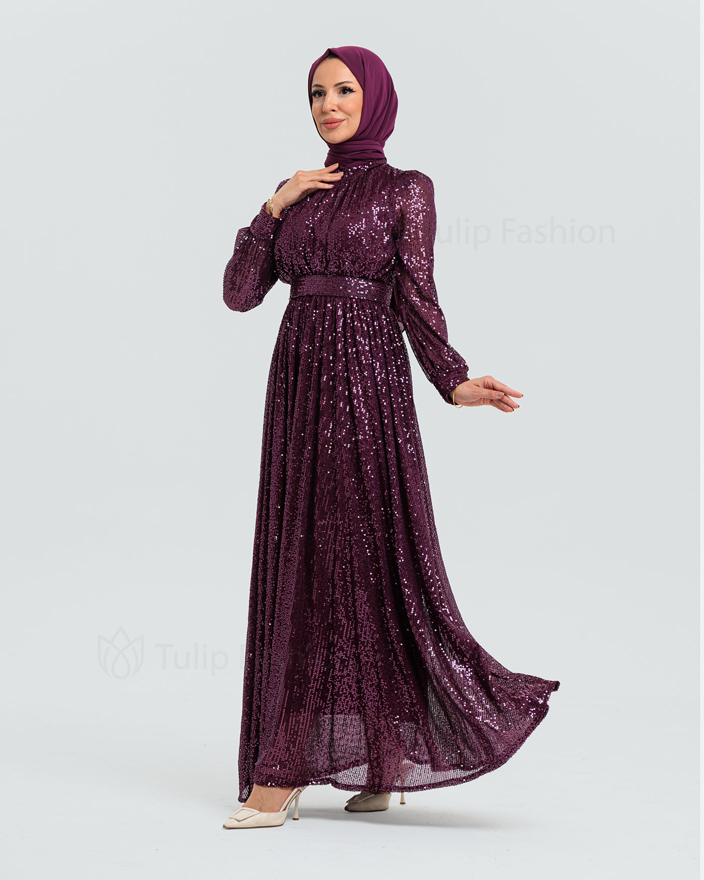 Party dress - Purple - 3