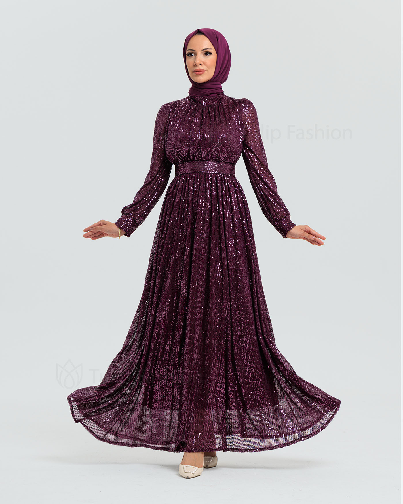 Party dress - Purple - 2