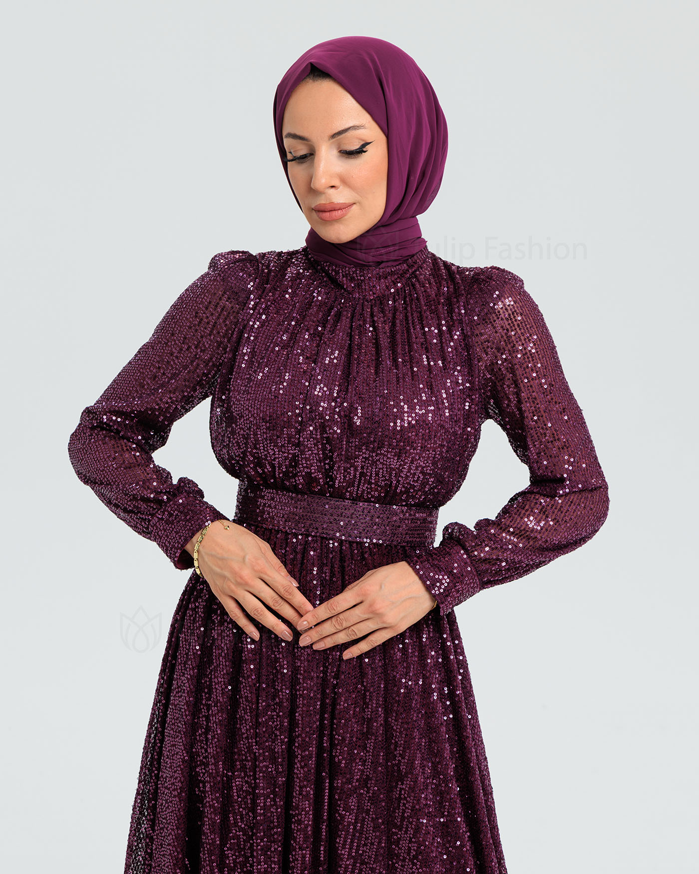 Party dress - Purple - 8