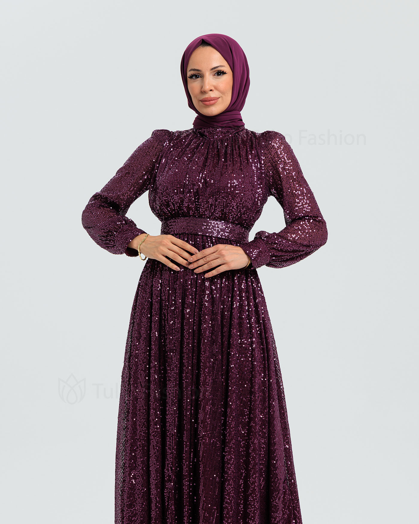 Party dress - Purple - 7