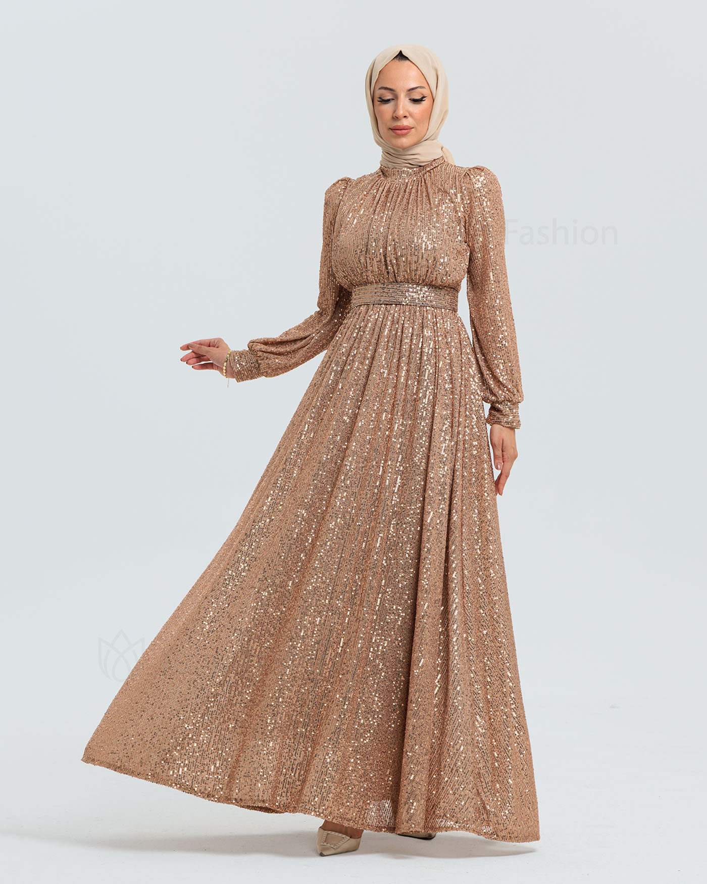 Party dress - Beige