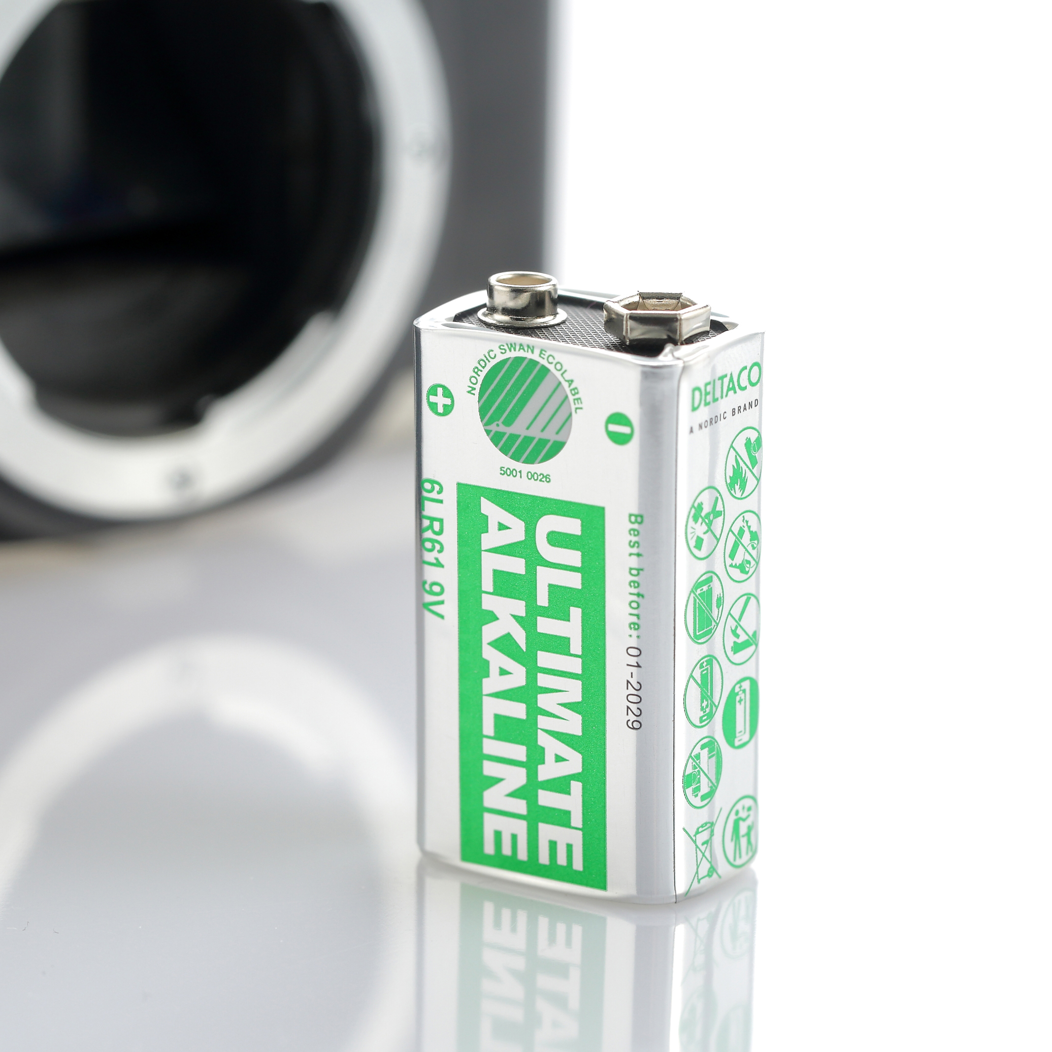 Deltaco, Ultimate batteri, 9V - 3