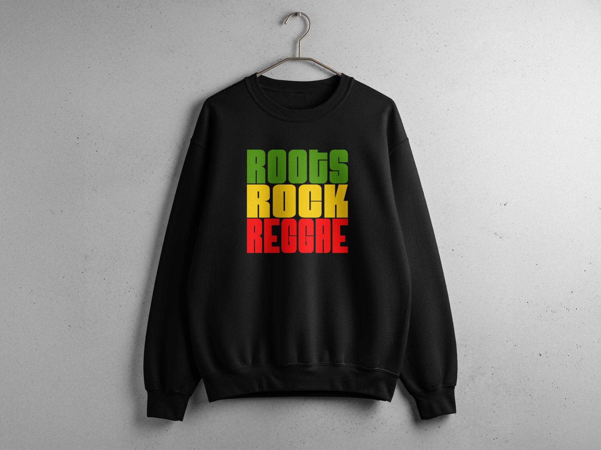 Roots Rock Sweater Black