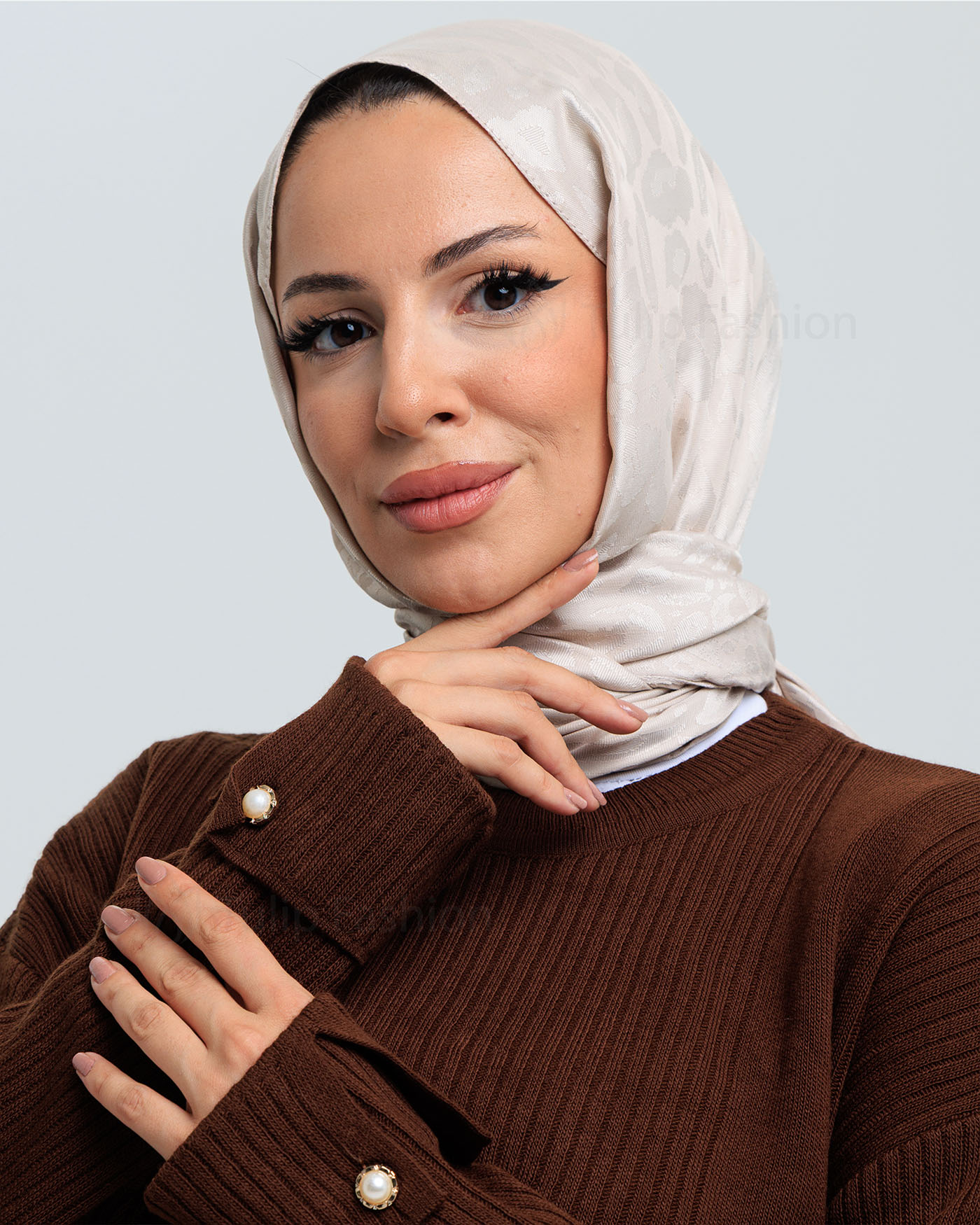 Tunic set with pants - Dark Brown - 8