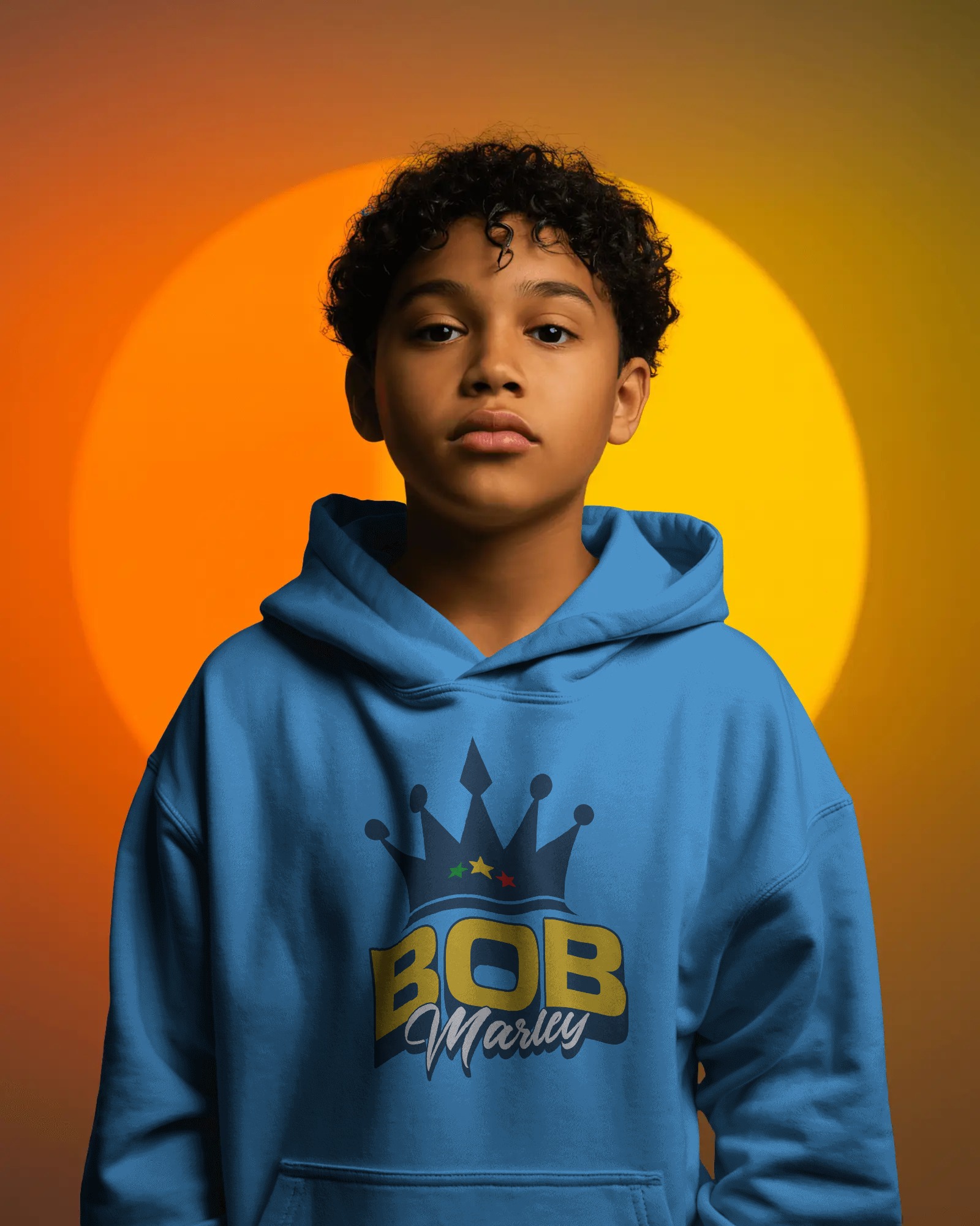 Bob Is King Kids Hoodie Royal Blue