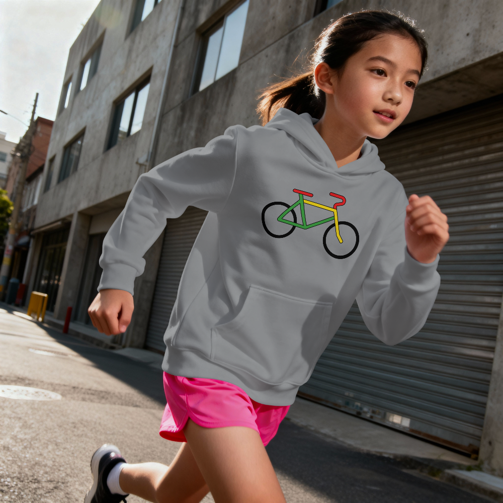 Rasta Bike Hoodie Sport Grey