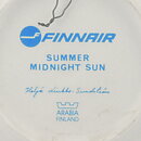 ヘルヤ・リウッコ・スンドストロム Finnair社 夏の夜の陶板  (15cm)  1995年 (2