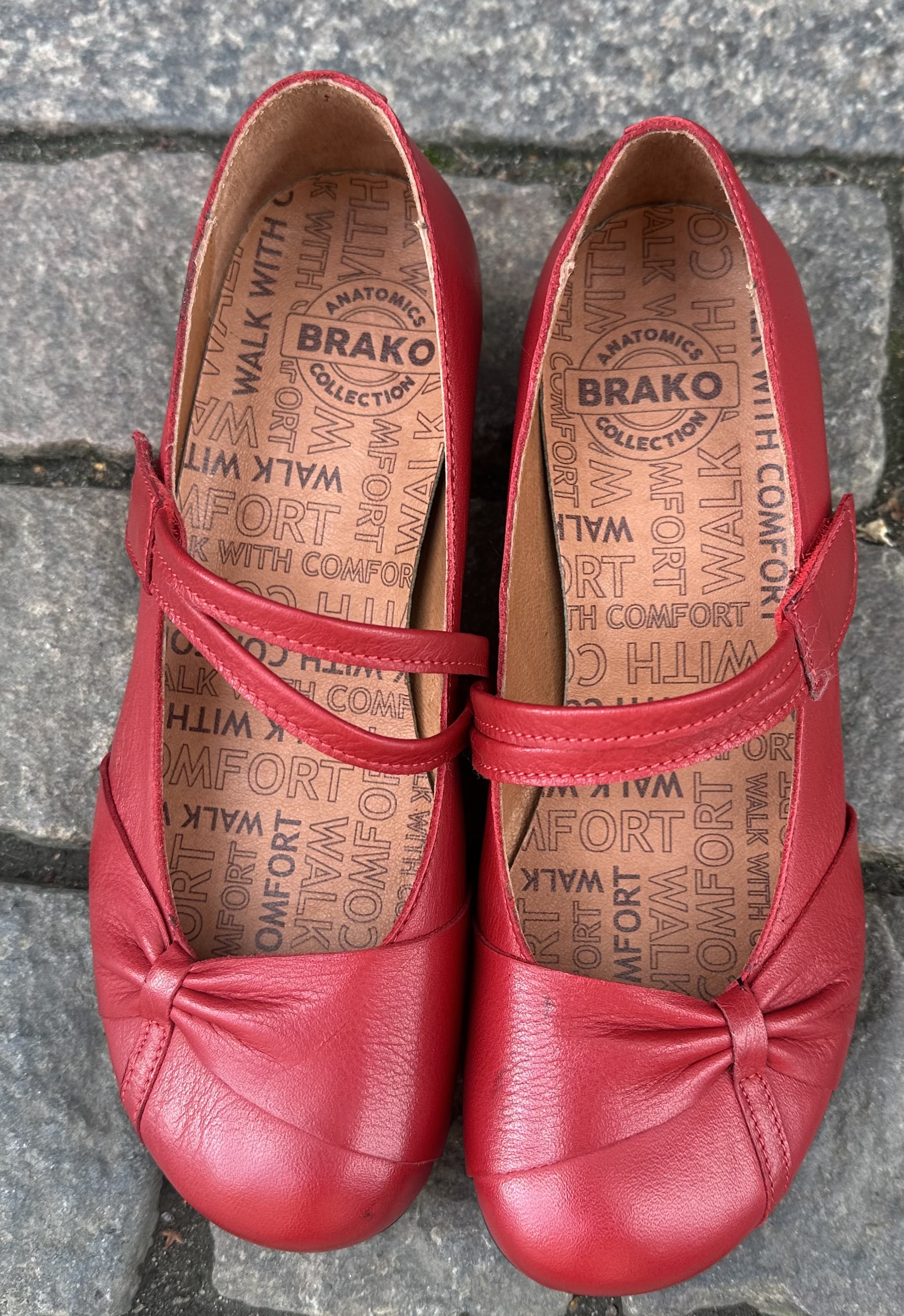 Brako ballerinasko modell Bem, röd - 2