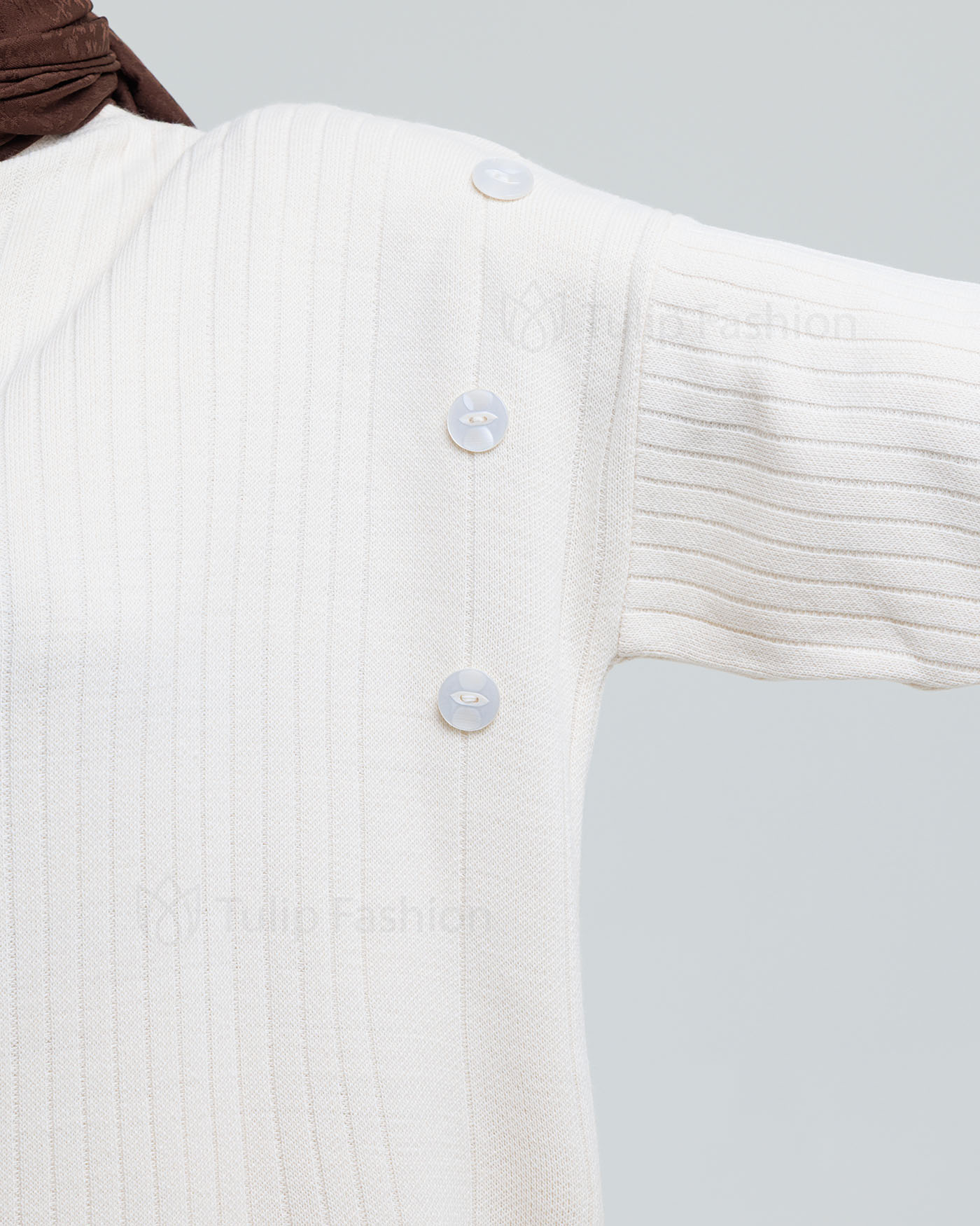 Tunic set with pants - Off-White - 11