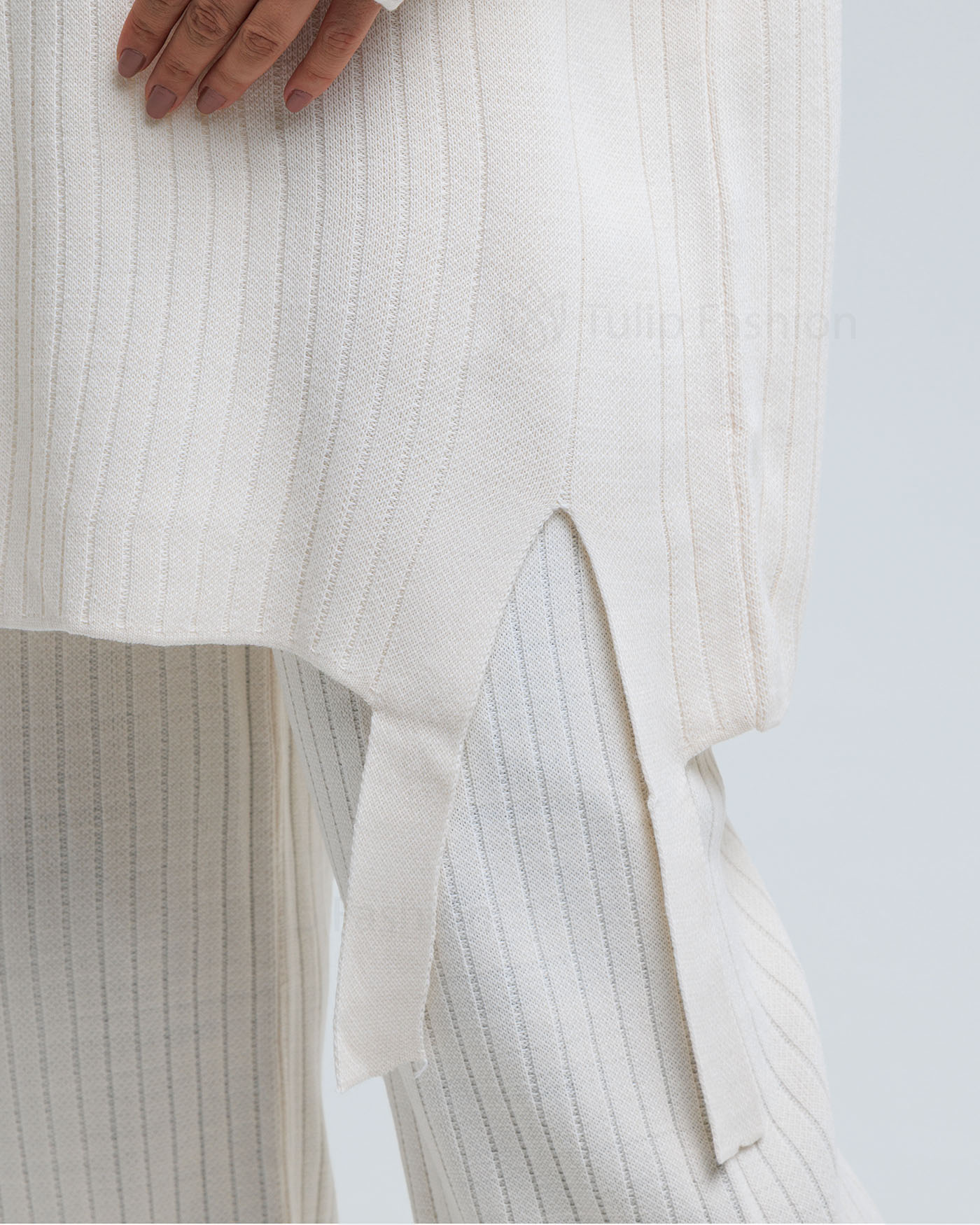 Tunic set with pants - Off-White - 12