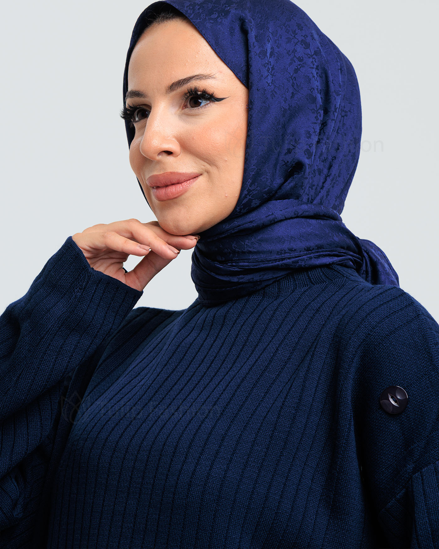 Tunic set with pants - Midnight Blue - 10
