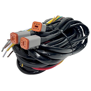 Relækabelsæt med 3 x 6-Pin DT-kontakt 80A