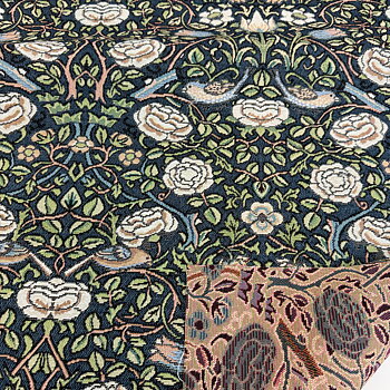 Morris Jacquard Blå Fåglar