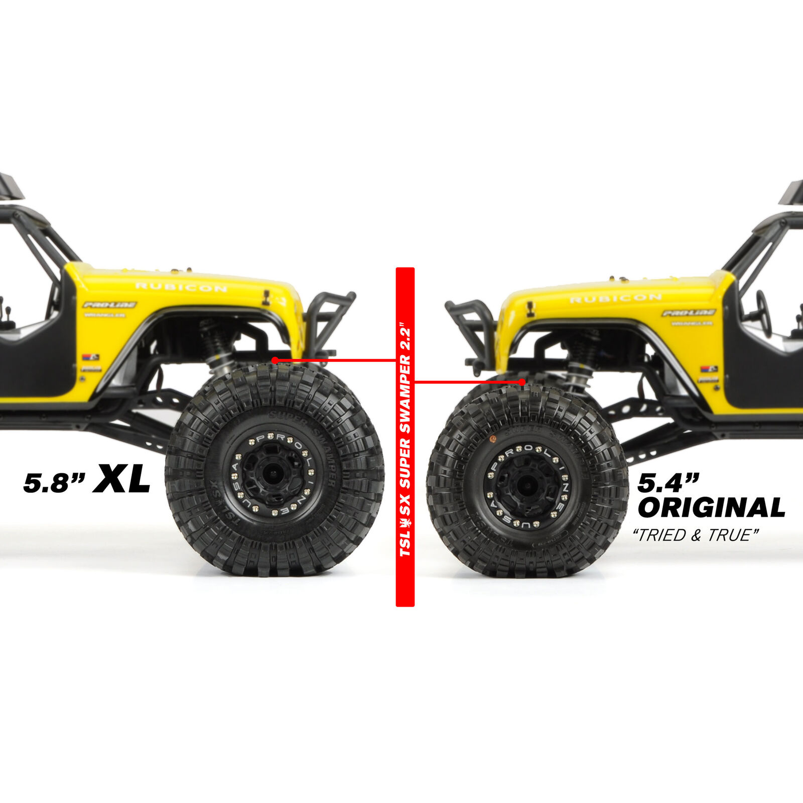 Pro-Line 1/10 Interco TSL SX Super Swamper XL G8 F/R 2.2" Crawler Tires (2) - 5