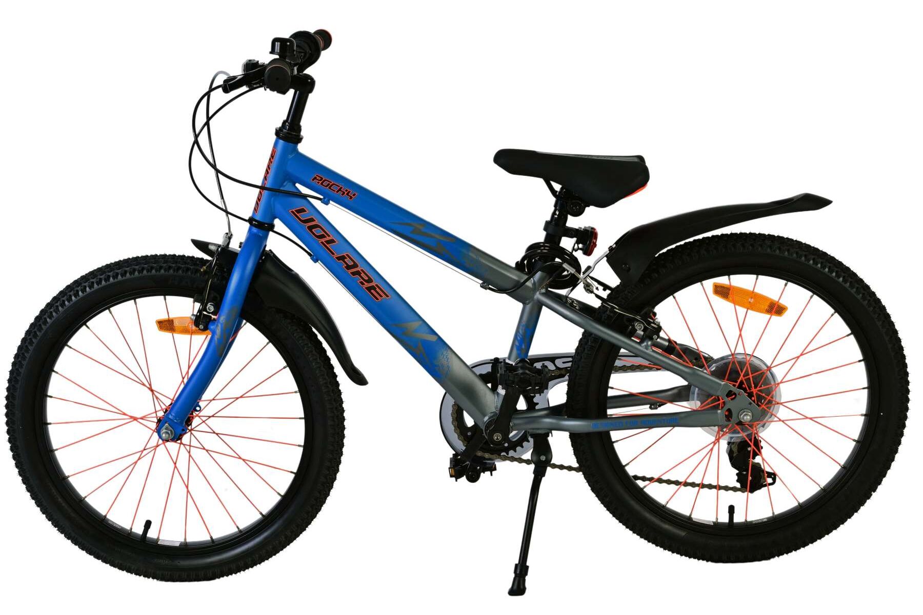 Barncykel Volare Rocky 20 Tum - 7 Växlar Blå för barn 6-8 år - 4
