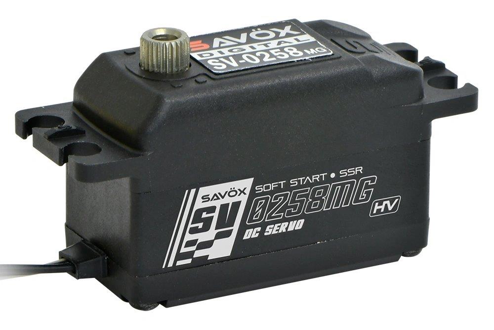 SAVÖX SV-0258MG Servo 8Kg 0,11s HV Metalldrev Lågprofil