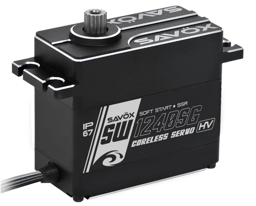 SAVÖX SW-1240SG Servo 65Kg 0,17s HV Alu Brushless Ståldrev WP