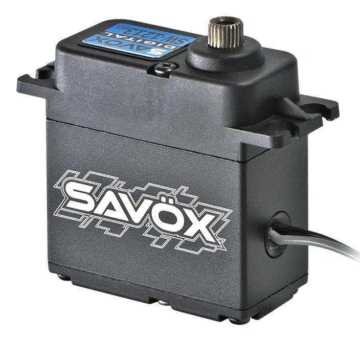 SAVÖX SW-1213SG Servo 38Kg 0,16s HV Alu Brushless Ståldrev WP - 2