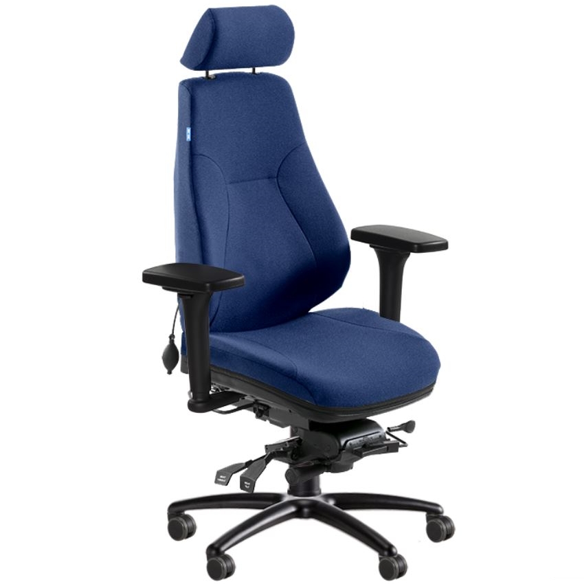 BE-GE 852 24h bevakningsstol, tyg 24/7+ färg WK023
