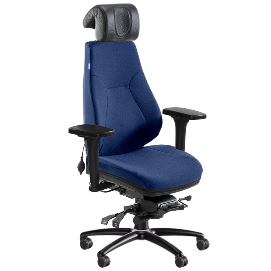 BE-GE 852 24h bevakningsstol, tyg 24/7+ färg WK023 - 2