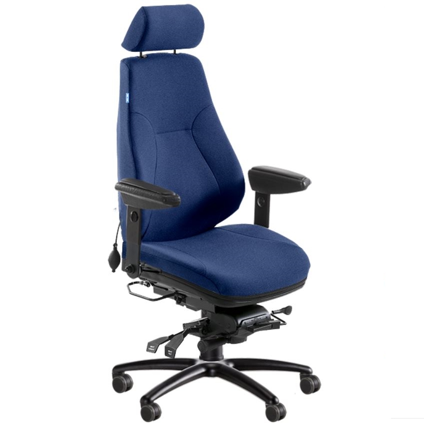 BE-GE 852 24h bevakningsstol, tyg 24/7+ färg WK023 - 3