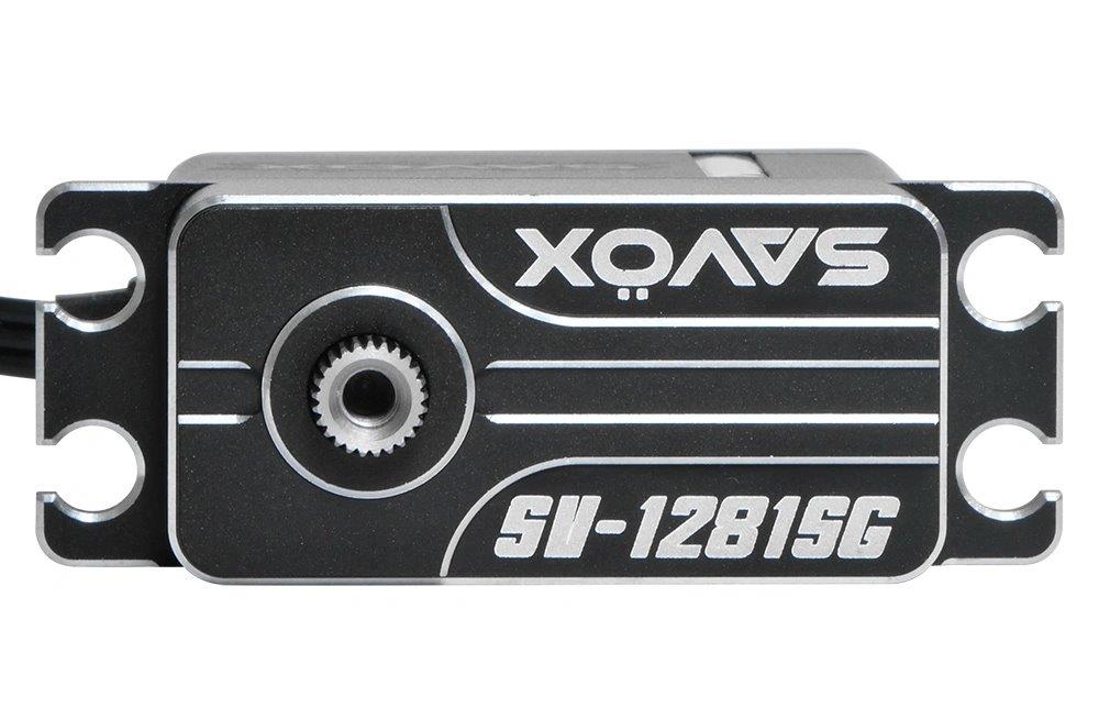 SAVÖX SV-1281SG Servo 60KG 0,14s HV Alu Brushless Ståldrev - 5