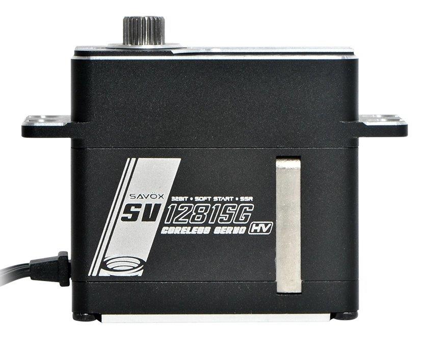 SAVÖX SV-1281SG Servo 60KG 0,14s HV Alu Brushless Ståldrev - 4