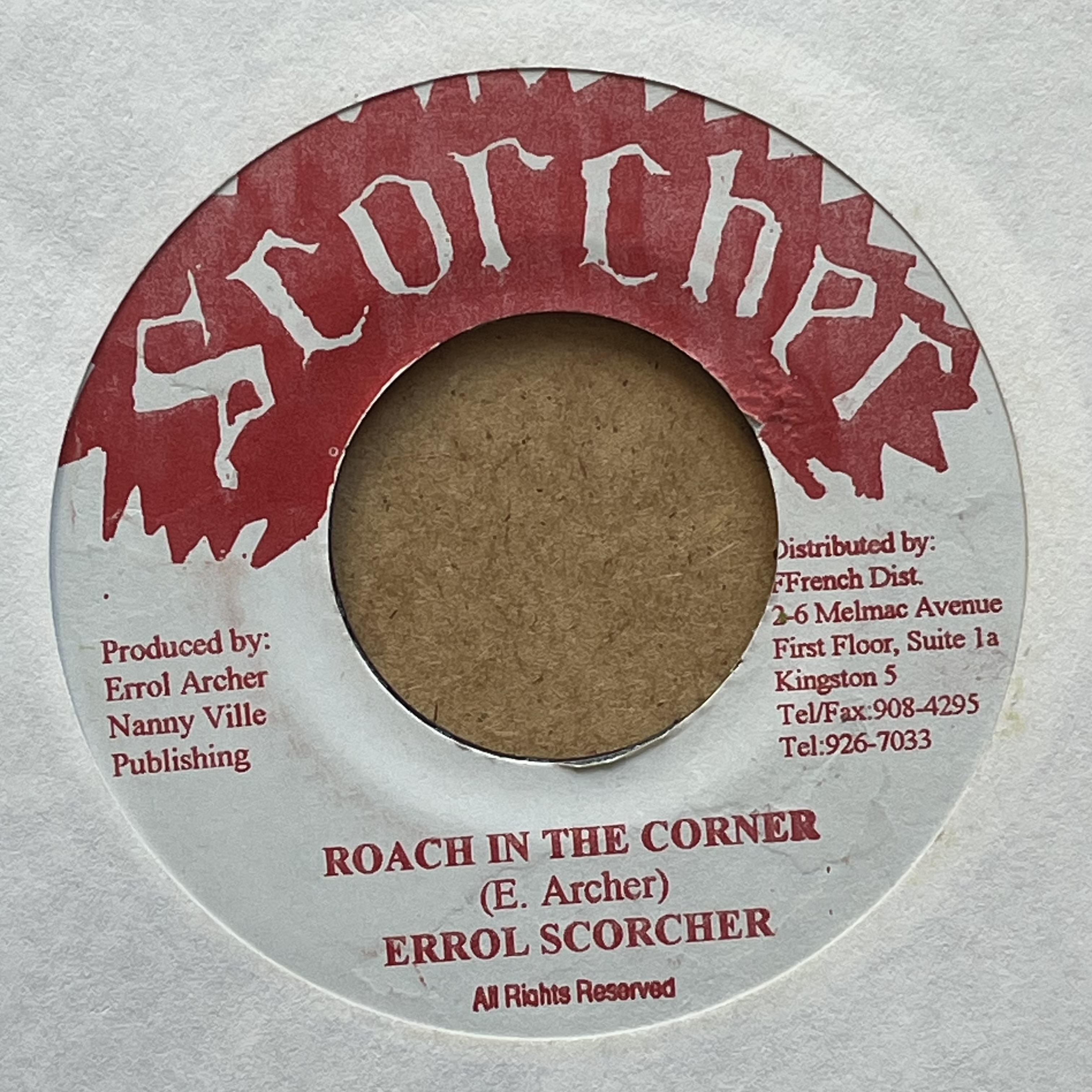 Errol Scorcher – Roach In The Corner