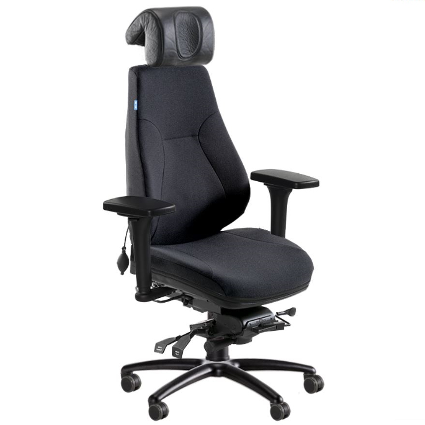 BE-GE 852 24h bevakningsstol, tyg 24/7+ färg WK003 - 2
