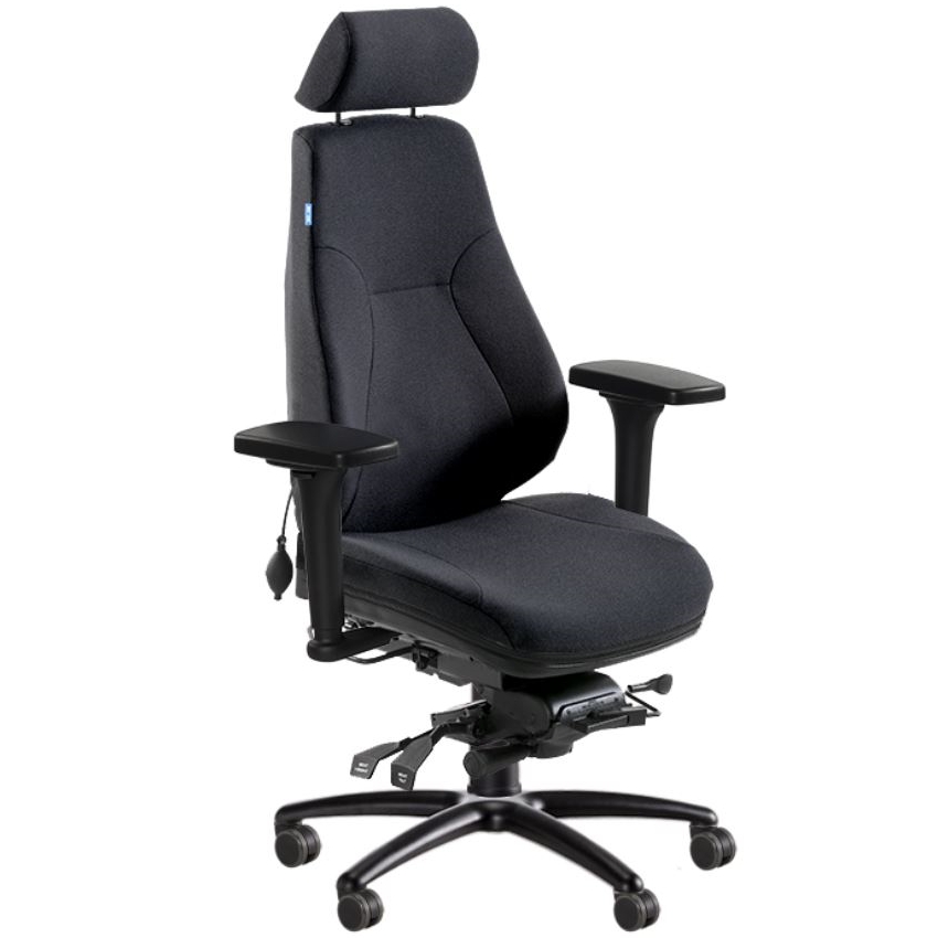 BE-GE 852 24h bevakningsstol, tyg 24/7+ färg WK003