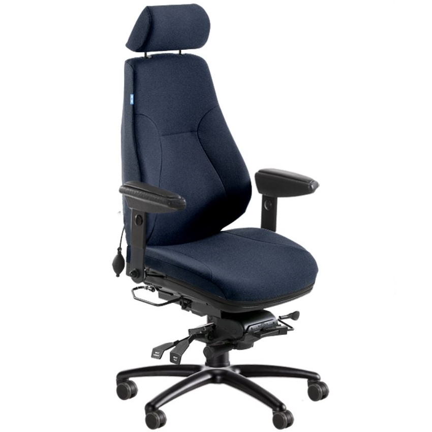 BE-GE 852 24h bevakningsstol, tyg 24/7+ färg WK013 - 3