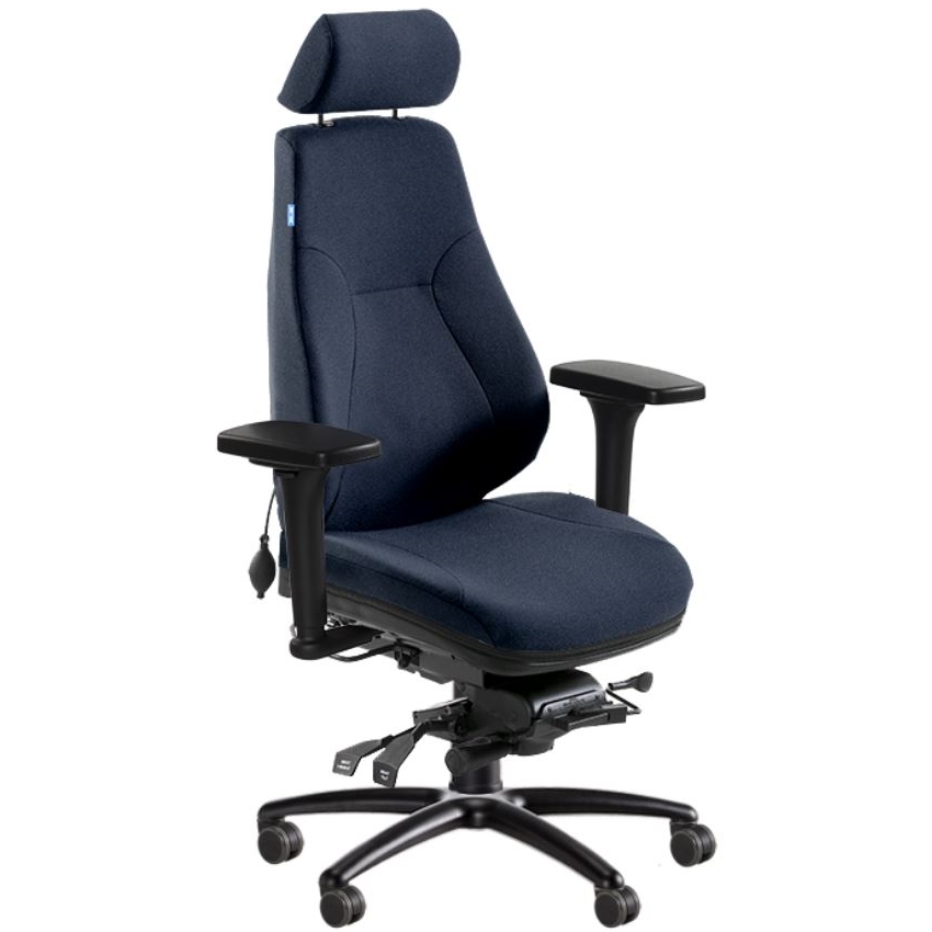 BE-GE 852 24h bevakningsstol, tyg 24/7+ färg WK013