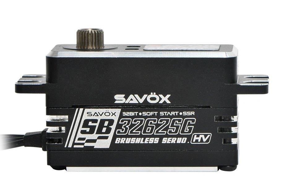 SAVÖX SB-3262SG Servo 28Kg 0,08s HV Alu Brushless Ståldrev Lågprofil - 3