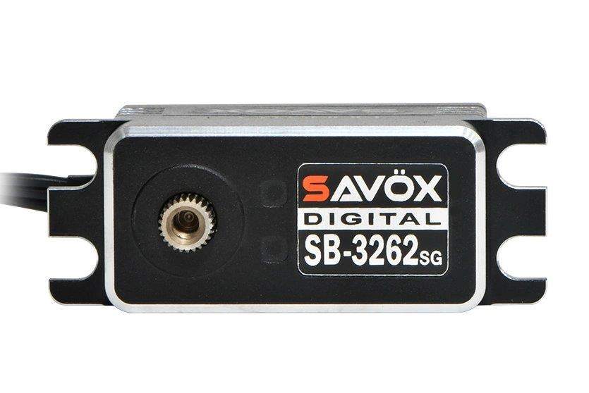 SAVÖX SB-3262SG Servo 28Kg 0,08s HV Alu Brushless Ståldrev Lågprofil - 4