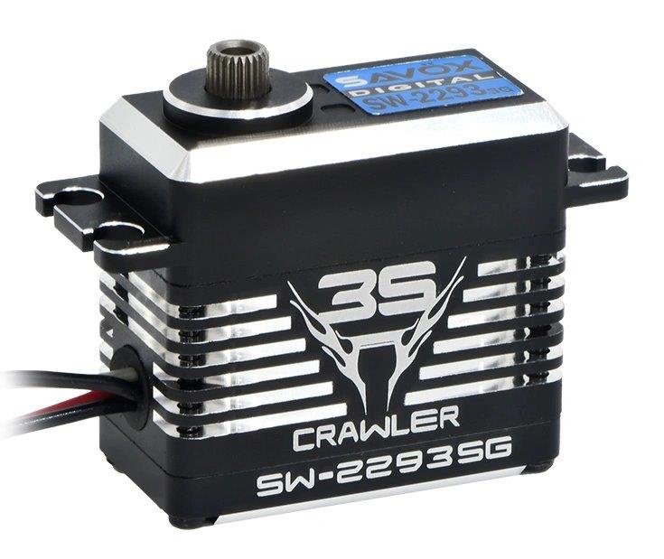 SAVÖX SW-2293SG Crawler Servo 75Kg 3S Powered Alu Brushless Ståldrev WP