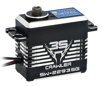 SAVÖX SW-2293SG Crawler Servo 75Kg 3S Powered Alu Brushless Ståldrev WP