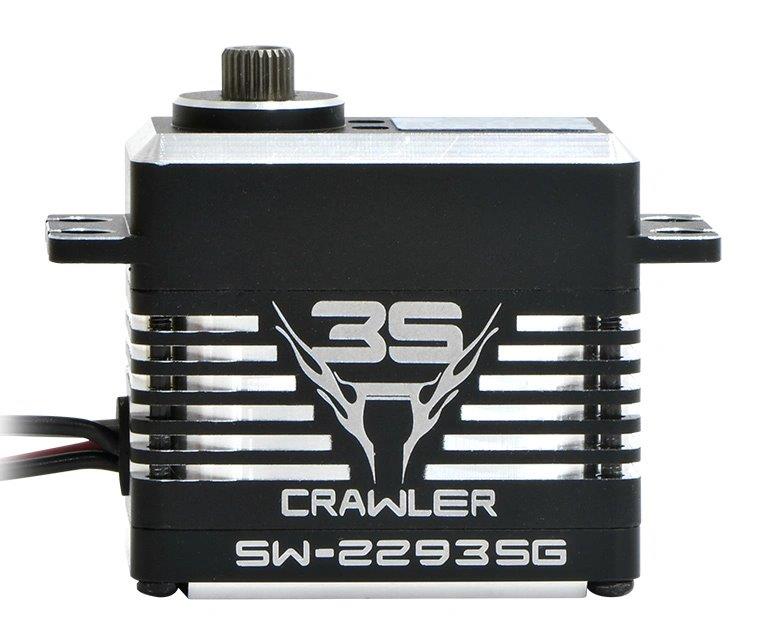 SAVÖX SW-2293SG Crawler Servo 75Kg 3S Powered Alu Brushless Ståldrev WP - 4