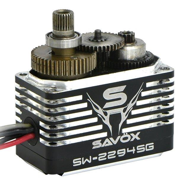 SAVÖX SW-2294SG Crawler Servo 75Kg 4S Powered Alu Brushless Ståldrev WP - 3