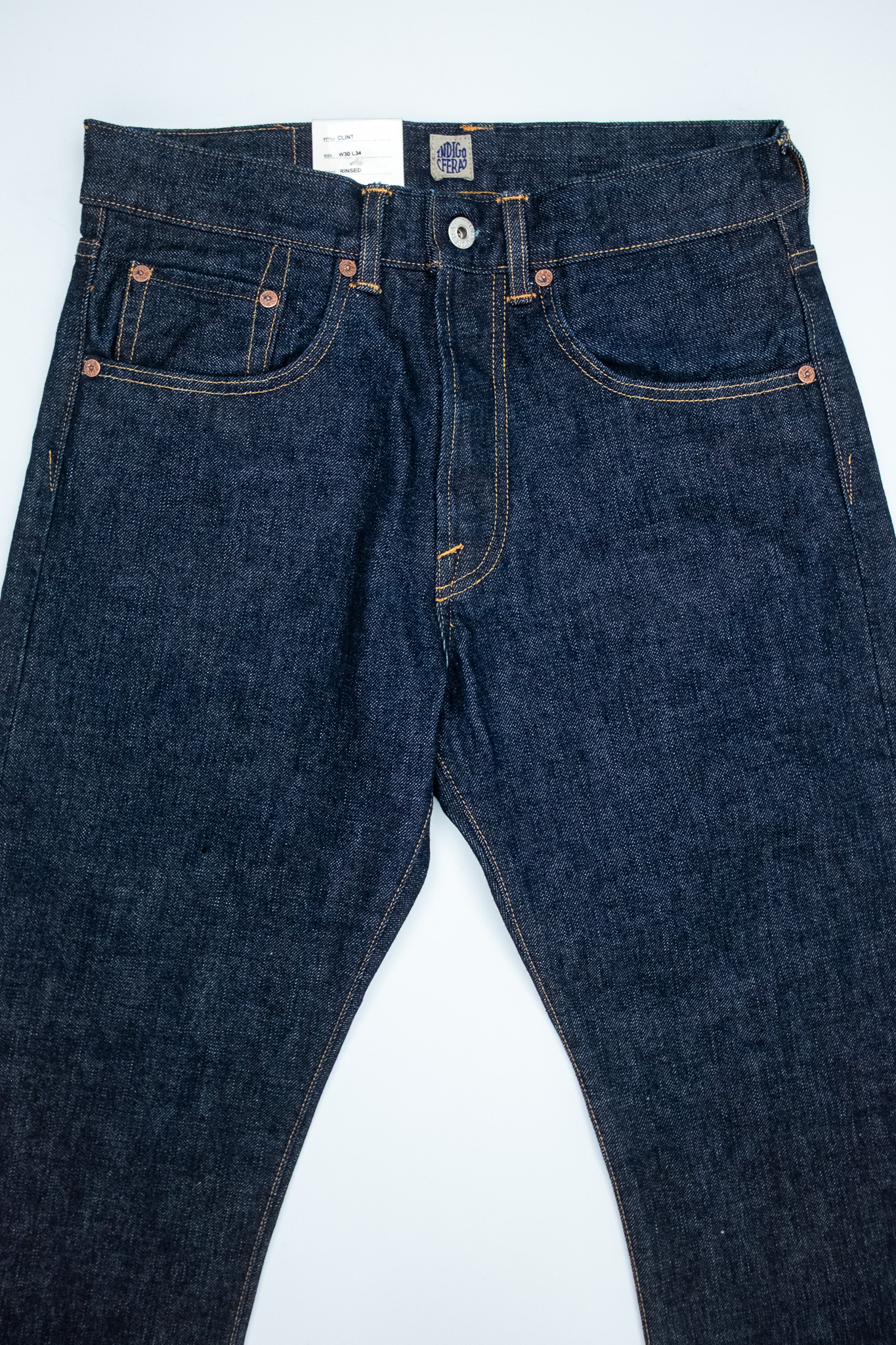 Indigofera - Clint Shiroyama Jeans Rinsed 18oz - 4