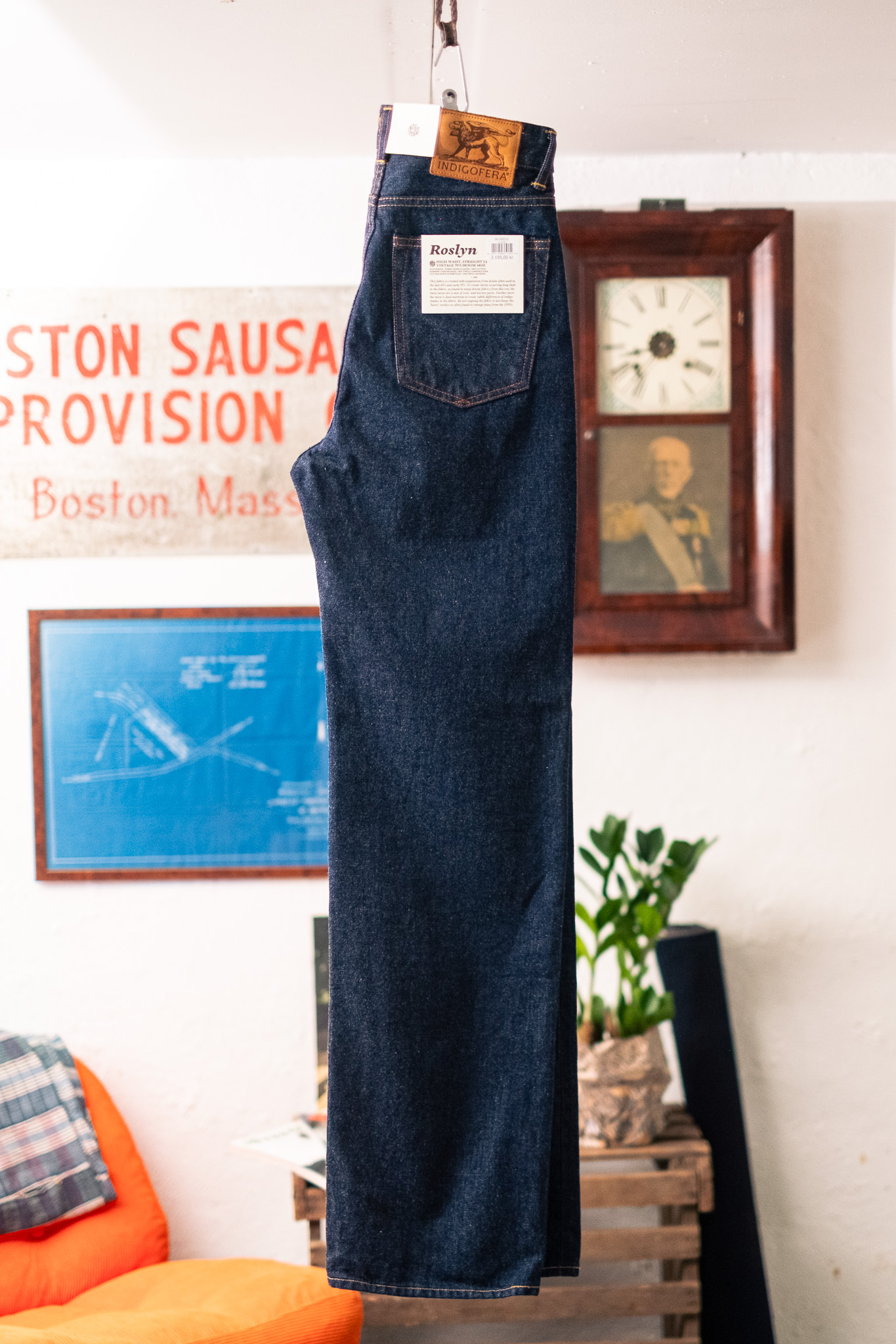 Indigofera - Women's Jeans Roslyn Vintage 70’s Denim Rinsed 14oz - 2
