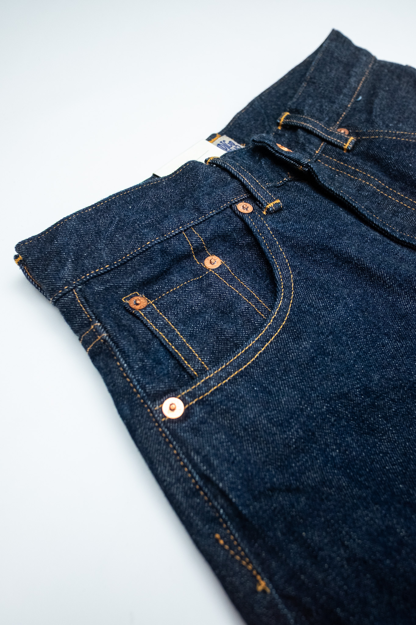 Indigofera - Women's Jeans Roslyn Vintage 70’s Denim Rinsed 14oz - 6