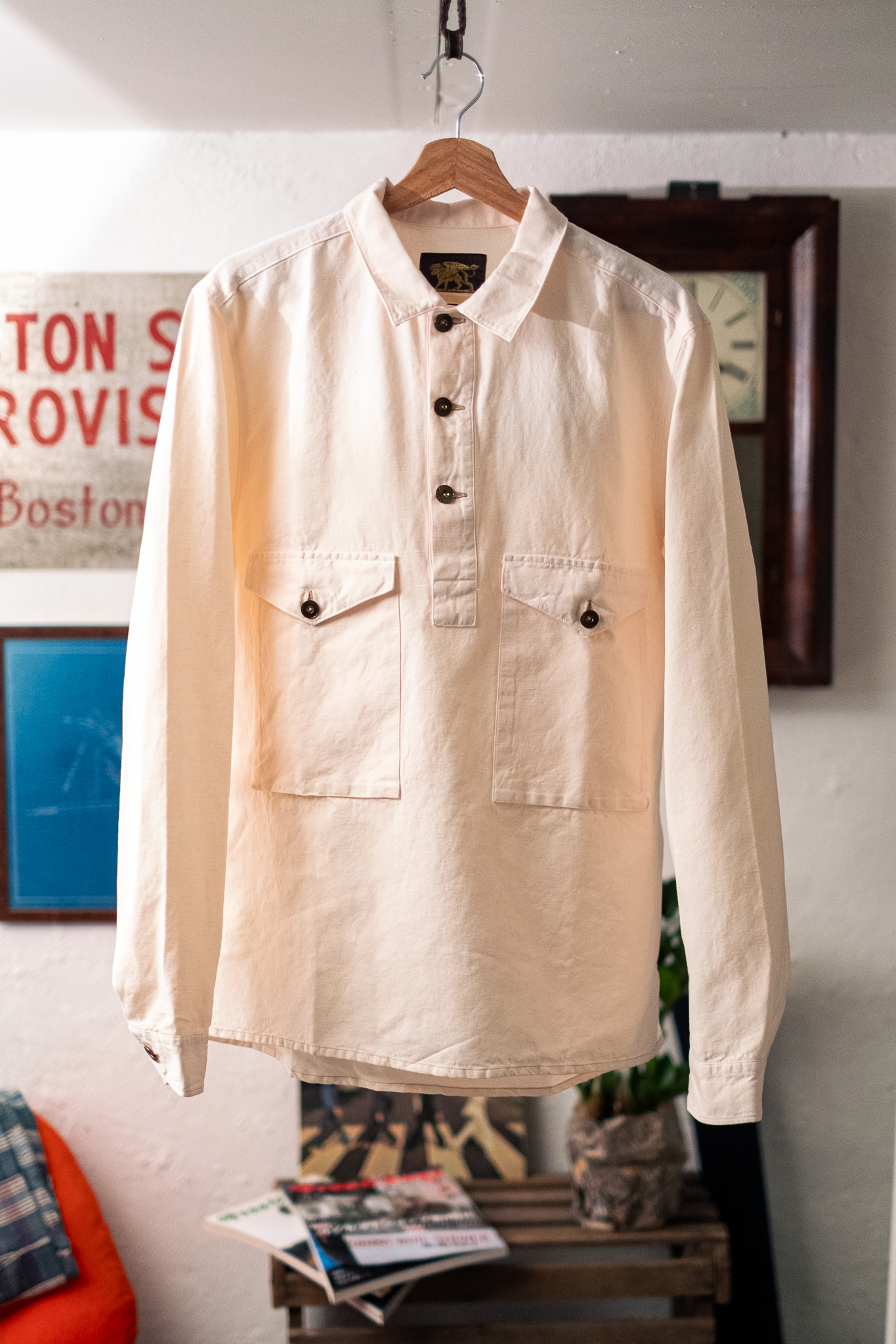 Indigofera - Terrence Cotton/Linen Canvas Cocatoo