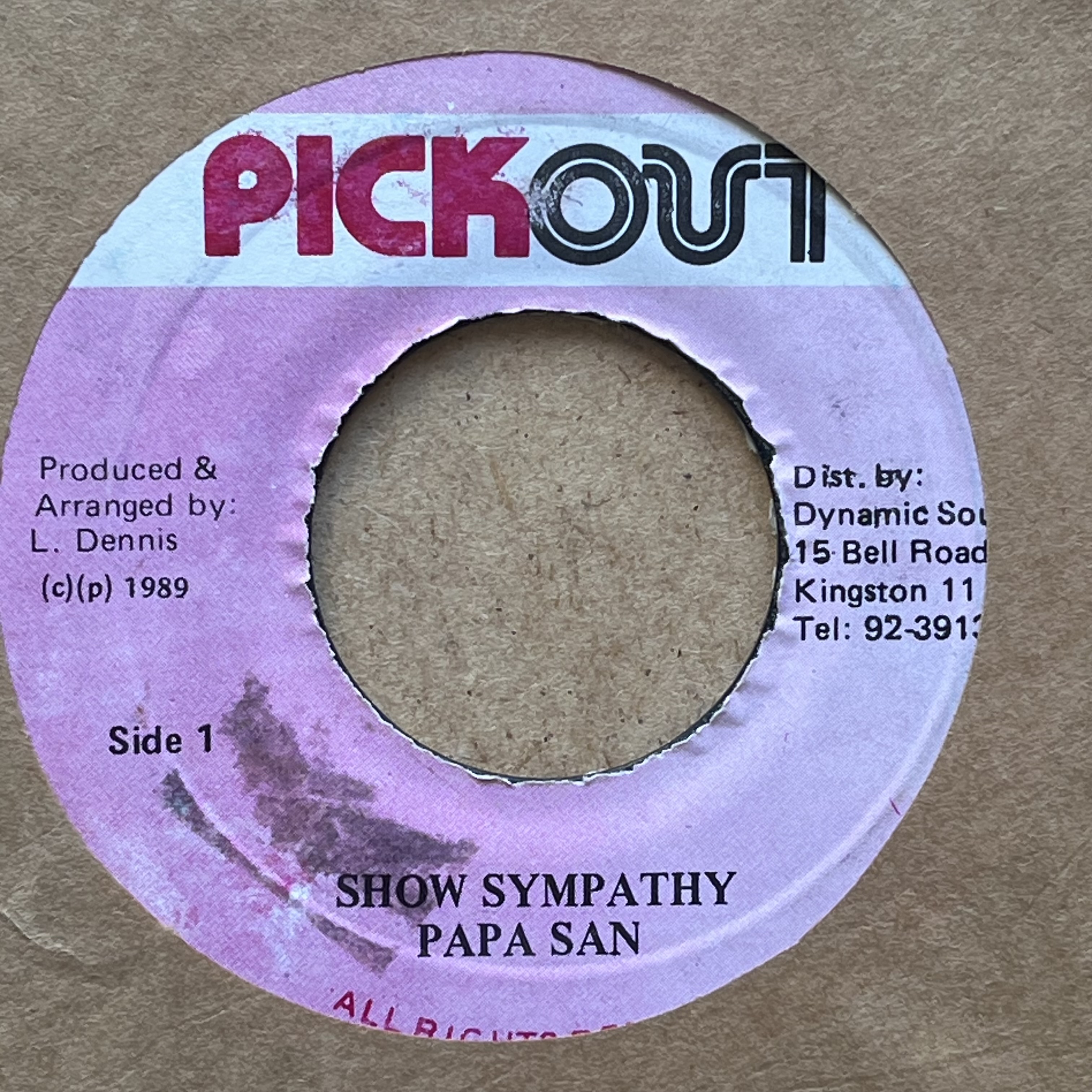 Papa San – Show Sympathy