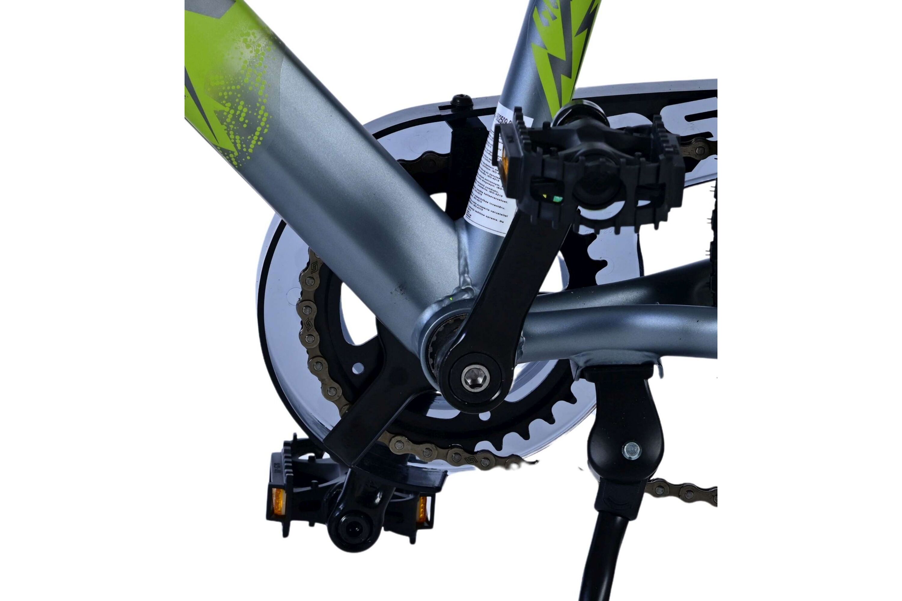 Barncykel Volare Rocky 20 tum – 7 växlar Grön/Grå för barn 6–8 år - 10