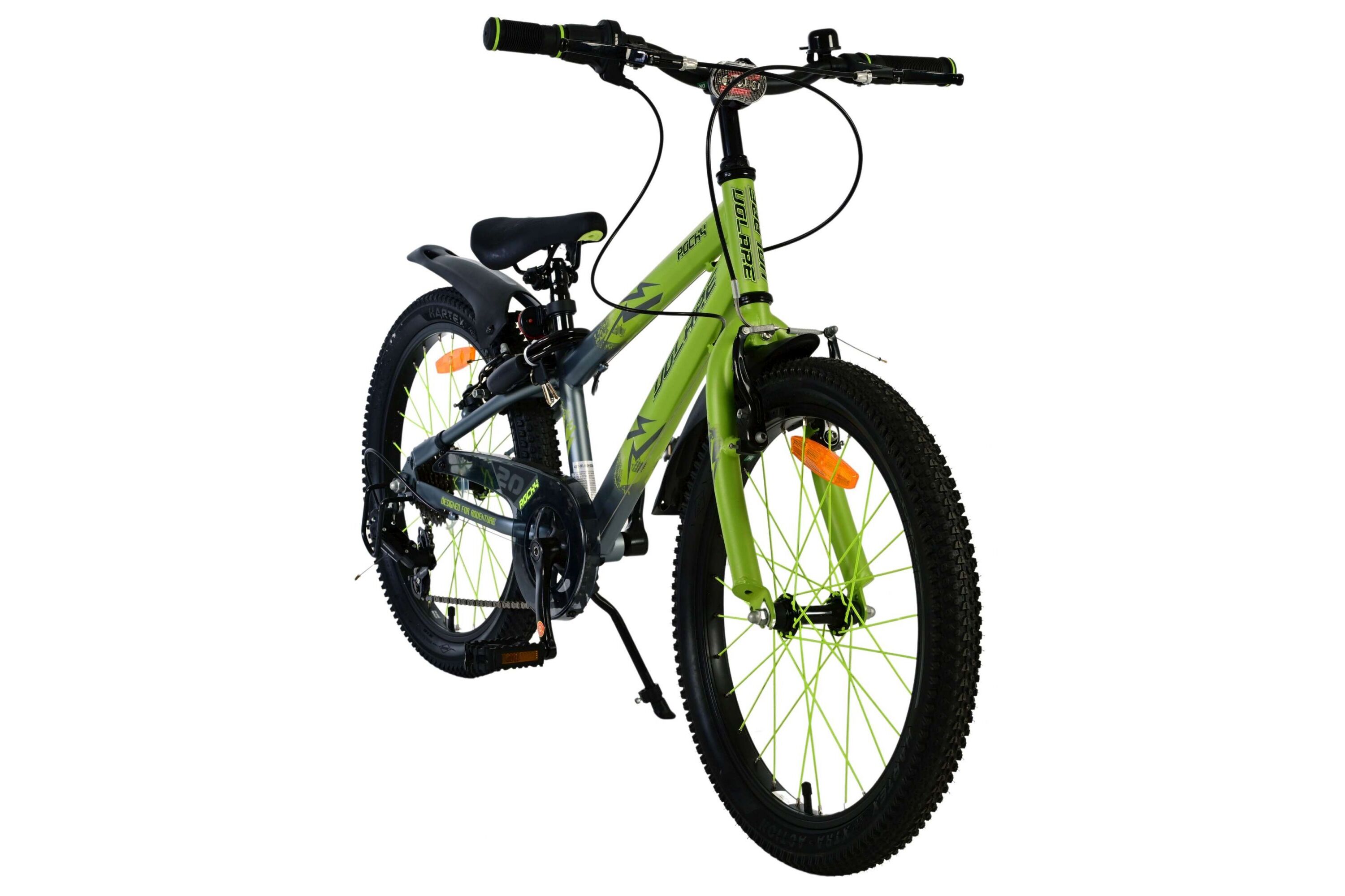 Barncykel Volare Rocky 20 tum – 7 växlar Grön/Grå för barn 6–8 år - 2