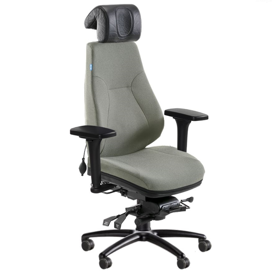 BE-GE 852 24h bevakningsstol, tyg 24/7+ färg WK020 - 2