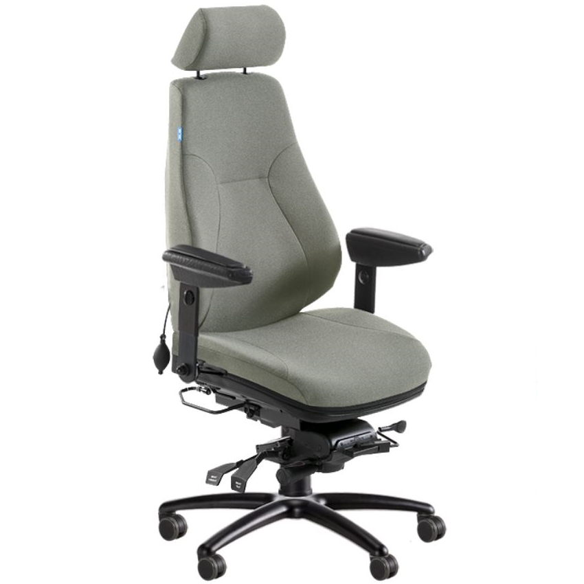 BE-GE 852 24h bevakningsstol, tyg 24/7+ färg WK020 - 3
