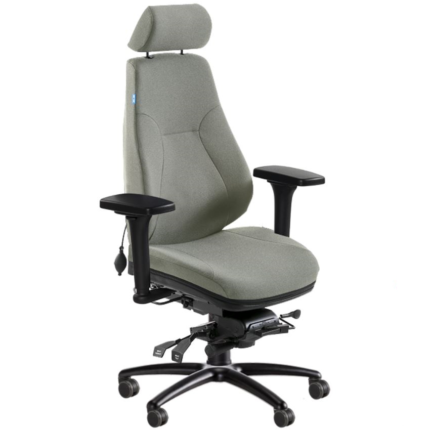 BE-GE 852 24h bevakningsstol, tyg 24/7+ färg WK020