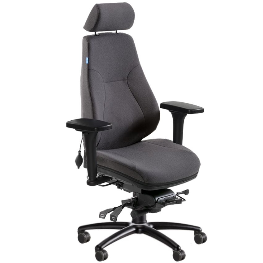 BE-GE 852 24h bevakningsstol, tyg 24/7+ färg WK025